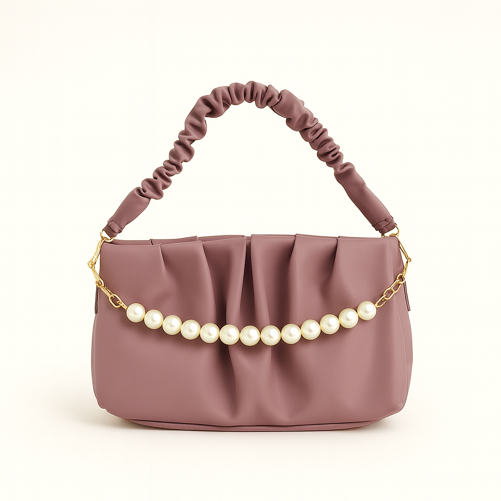 The Ruffle Pearl Bag