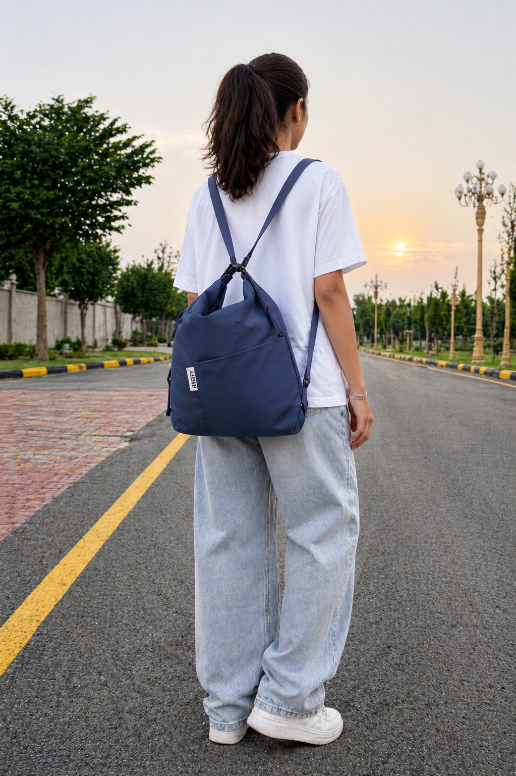Everyday Tote Backpack - Navy