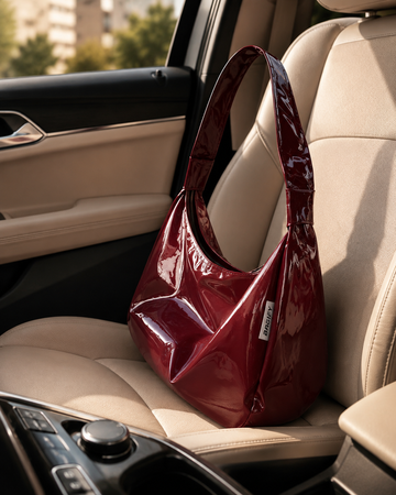 Bagify LUNA  Patent Hobo Bag