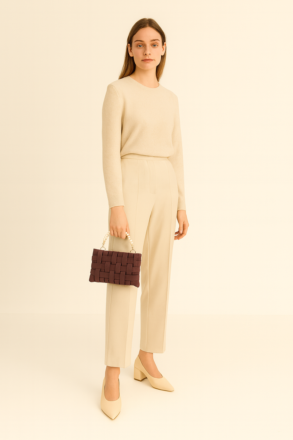 The Pearl Clutch – Maroon