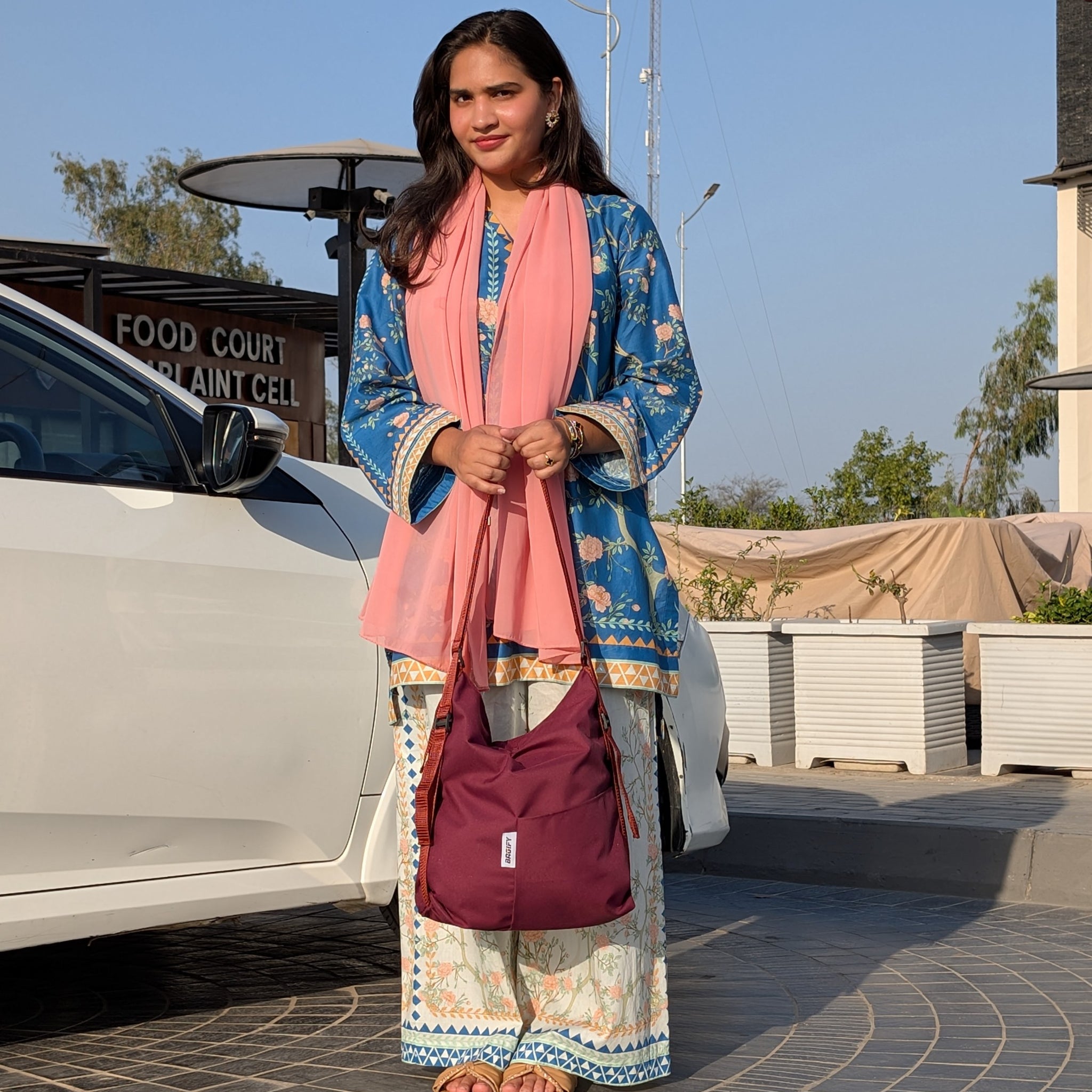 THE EVERY DAY BAG - MEHROON