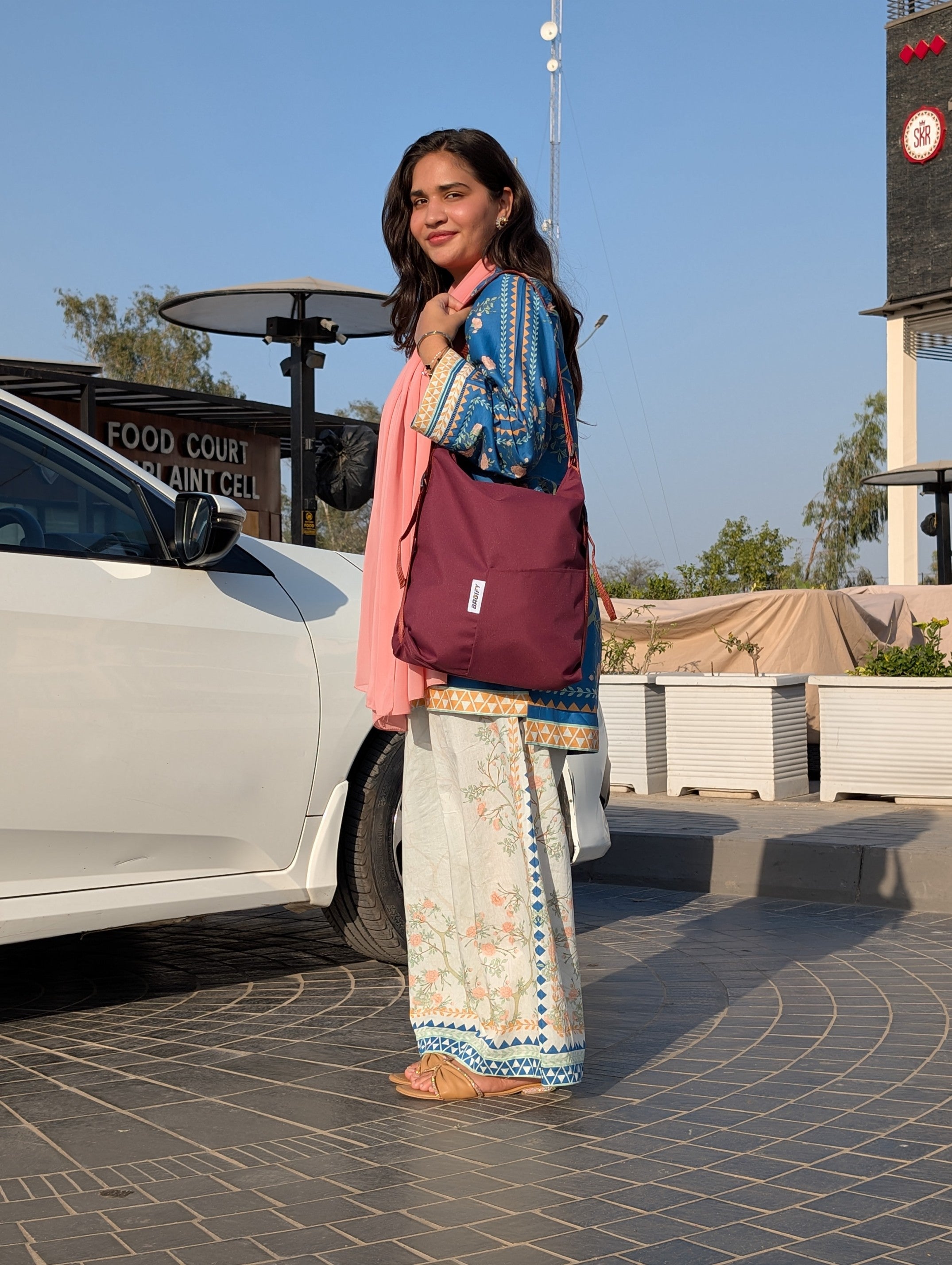 THE EVERY DAY BAG - MEHROON