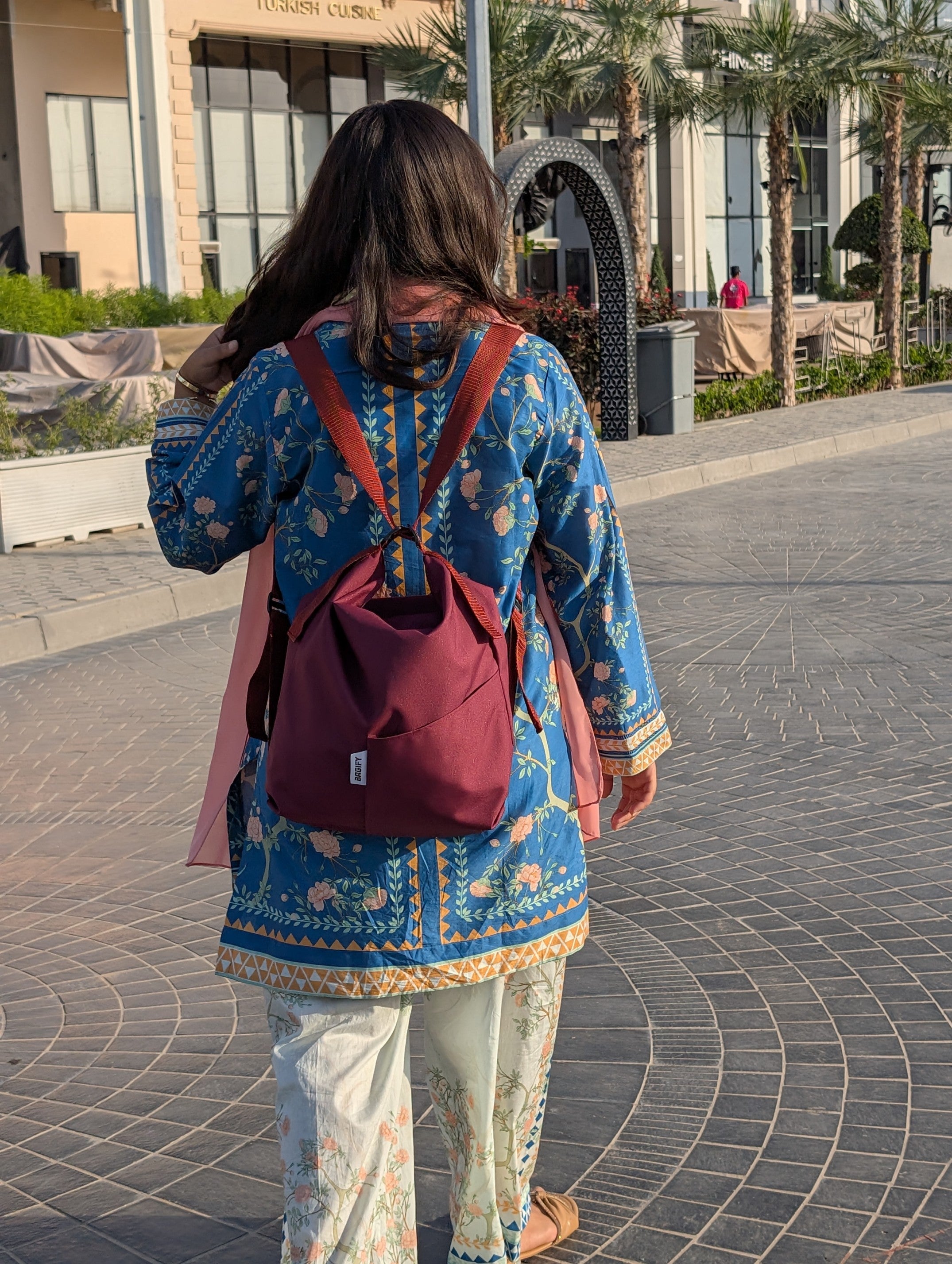 THE EVERY DAY BAG - MEHROON