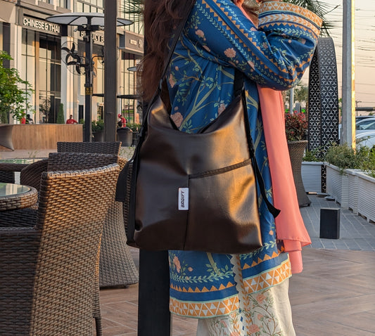 Everyday Tote Backpack - Leather Brownish