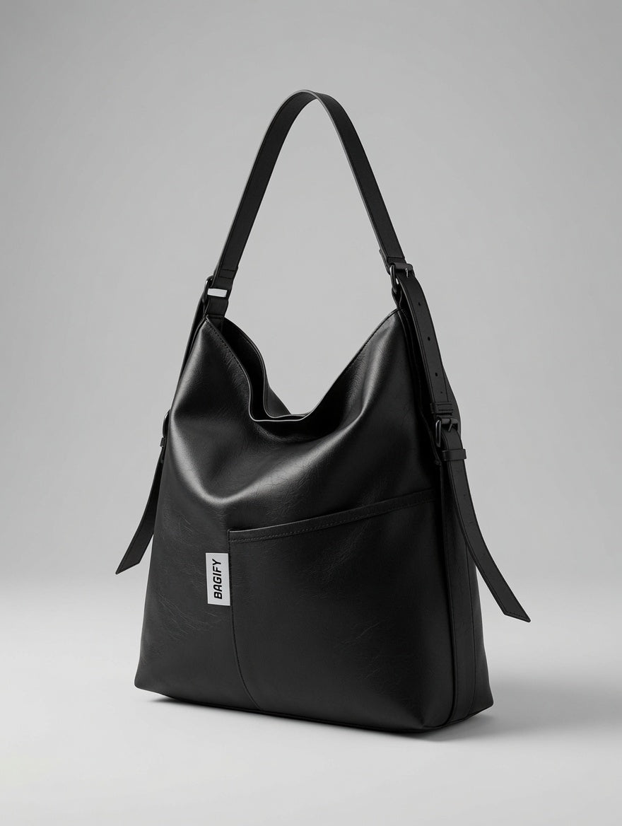 Everyday 2 in 1  Tote Backpack - Leather Black
