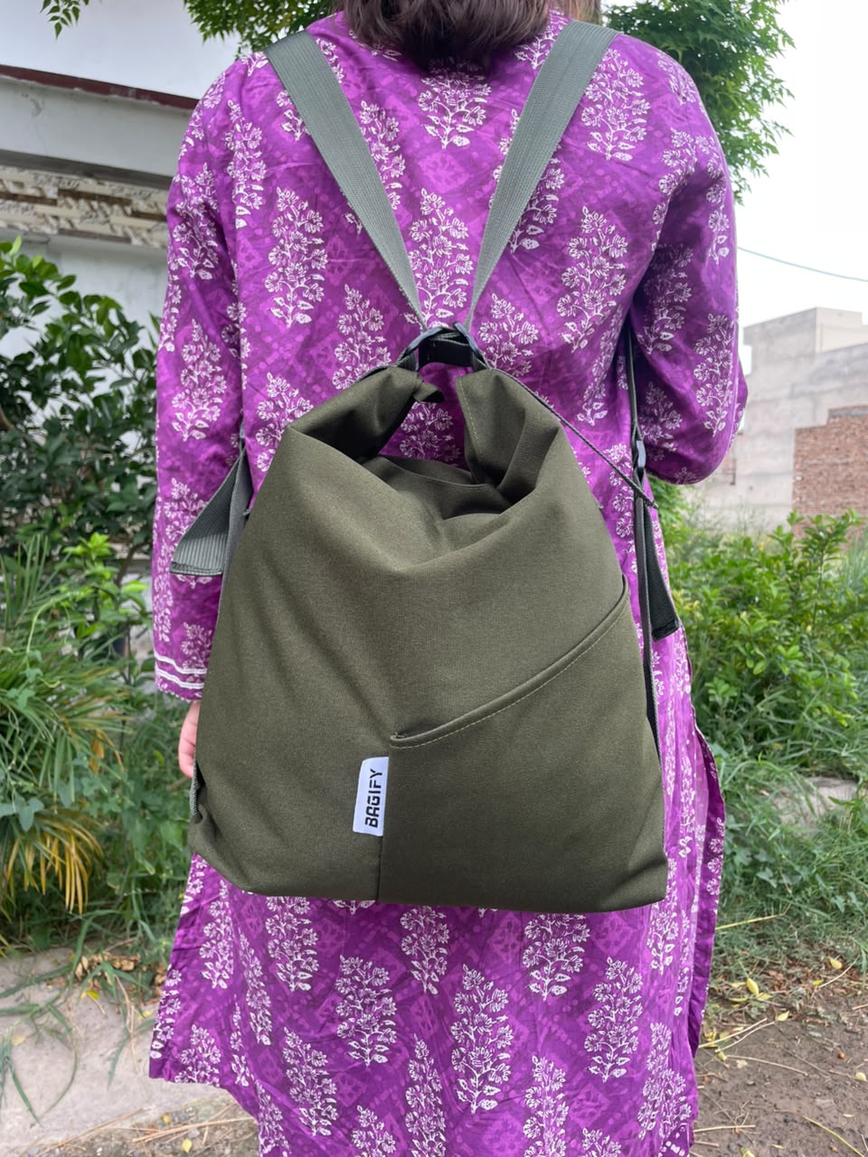 Everyday Tote Backpack - Pine