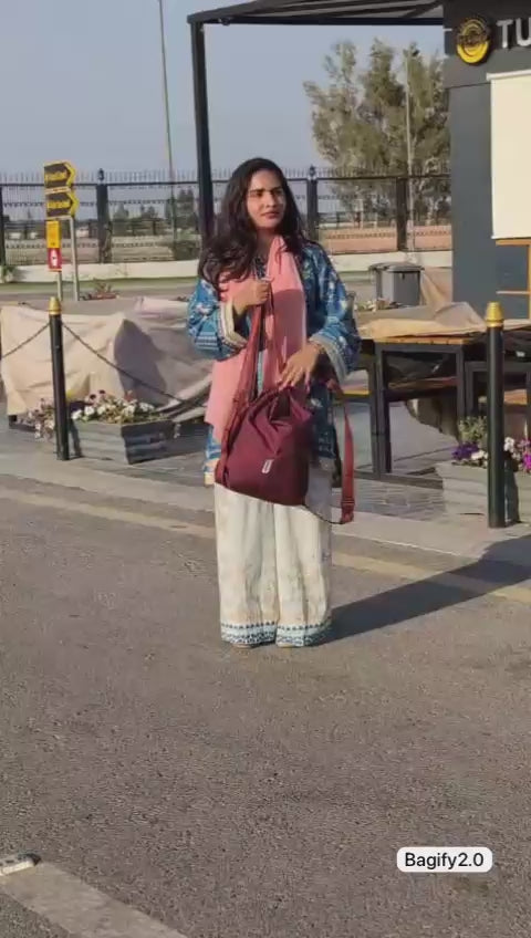 THE EVERY DAY BAG - MEHROON