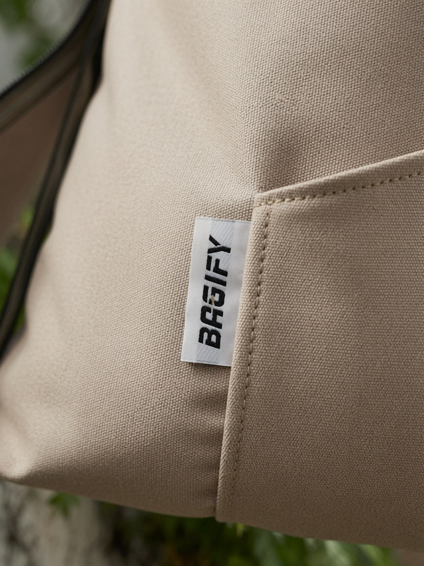 Everyday 2 in 1 Tote Backpack - White Biege